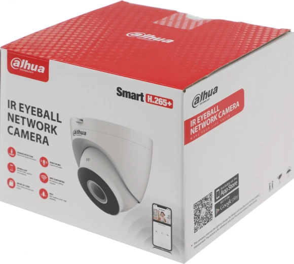 Камера видеонаблюдения IP Dahua DH-IPC-HDW1430DTP-SAW-0280B Wi-Fi 2.8-2.8мм цв. корп.:белый Камера видеонаблюдения IP Dahua DH-IPC-HDW1430DTP-SAW-0280B Wi-Fi 2.8-2.8мм цв. корп.:белый