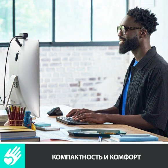 Клавиатура Logitech MX Keys Mini серебристый USB беспроводная BT/Radio LED (920-010502)