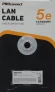 Кабель информационный PROconnect 01-0027 кат.5E FTP 2 пары 24AWG PVC внутренний 305м серый