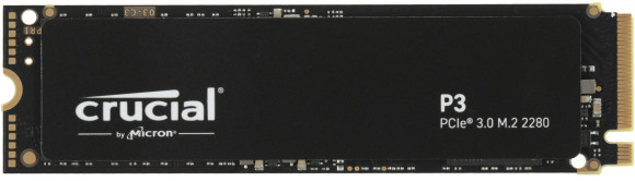 Накопитель SSD Crucial PCIe 3.0 x4 500GB CT500P3SSD8 P3 M.2 2280