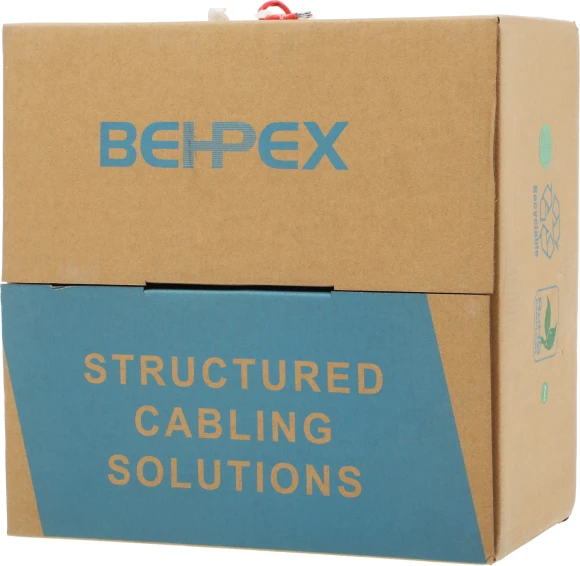 Кабель сетевой UTP 4 пары cat.5E solid 0.45мм CCA 305м красный