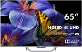 Телевизор LED Haier 55" 55 MiniLED M4 Frameless серебристый 4K Ultra HD 60Hz MEMC DVB-T DVB-T2 DVB-C DVB-S2 USB WiFi Smart TV