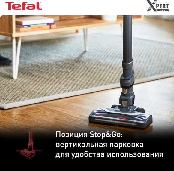 Пылесос Tefal TY6838WO серый/фиолетовый
