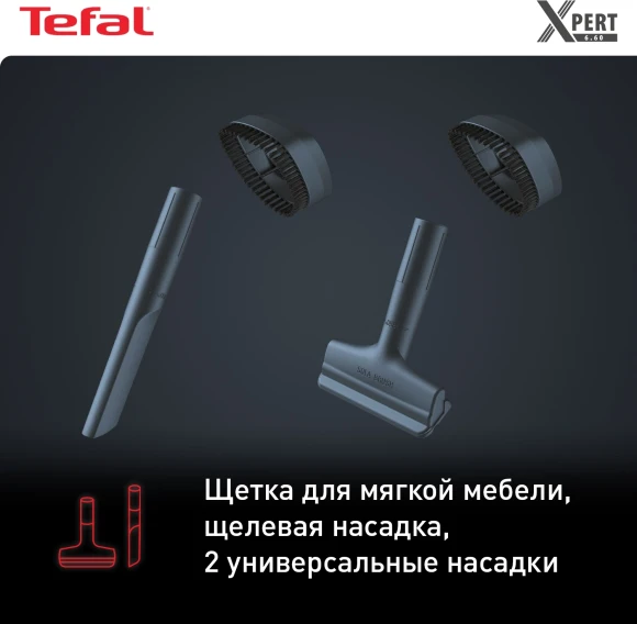 Пылесос Tefal TY6838WO серый/фиолетовый