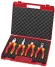 Набор инструментов Knipex KN-002015 4 предмета диэлектр.покр. (жесткий кейс)