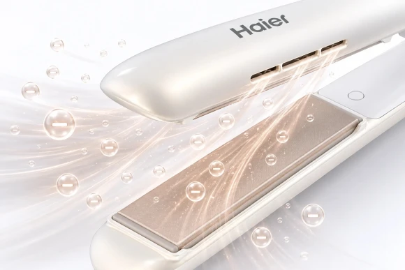Выпрямитель Haier HHS-620 42Вт белый макс.темп.:220С (FZ0003E01RU)
