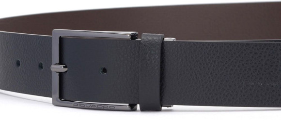 Ремень мужской Piquadro Modus Special CU5928MOS/NM 125х3.5см черный/коричневый натур.кожа