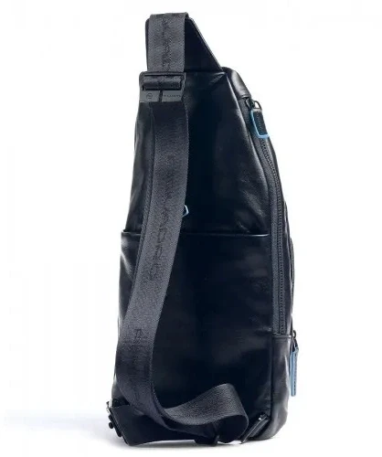 Рюкзак слинг Piquadro Blue Square Revamp CA5577B2V/BLU синий кожа Рюкзак слинг Piquadro Blue Square Revamp CA5577B2V/BLU синий кожа