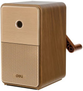 Точилка для карандашей механическая Deli 71160Brown 1 отверстие пластик коричневый Точилка для карандашей механическая Deli 71160Brown 1 отверстие пластик коричневый