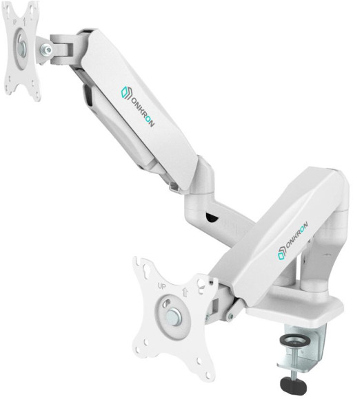 Кронштейн для мониторов Onkron G160W белый 13"-32" макс.16кг настольный поворот и наклон верт.перемещ. Кронштейн для мониторов Onkron G160W белый 13"-32" макс.16кг настольный поворот и наклон верт.перемещ.