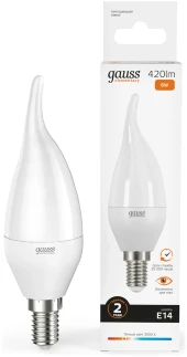 Лампа светодиодная Gauss Elementary 53230 10Вт цок.:E27 шар 220B св.свеч.бел.хол. (упак.:10шт)