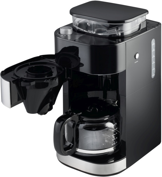 Кофеварка капельная Hyundai HYD-1216 1050Вт черный/серебристый