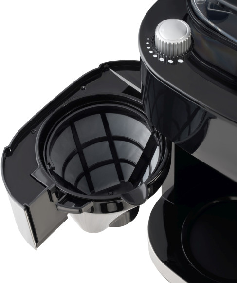 Кофеварка капельная Hyundai HYD-1216 1050Вт черный/серебристый