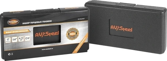 Набор инструментов Av Steel AV-011017 17 предметов (жесткий кейс)