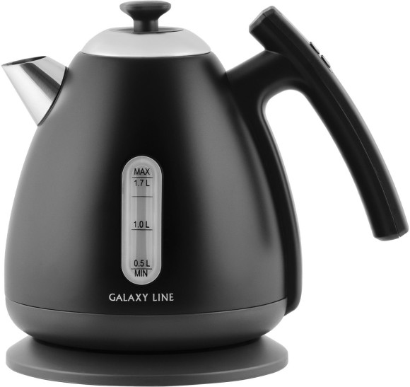 Чайник электрический Galaxy Line GL 0343 1.7л. 2200Вт черный корпус: металл/пластик (ГЛ0343ЛНЕФ)