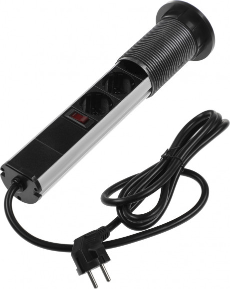 Сетевой разветвитель Premier 3R USB 1.8м (3 розетки) серый (коробка)