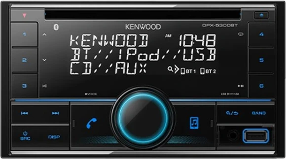 Автомагнитола Kenwood DPX-5300BT 2DIN 4x50Вт v4.2 AUX DSP 3 RDS Автомагнитола Kenwood DPX-5300BT 2DIN 4x50Вт v4.2 AUX DSP 3 RDS