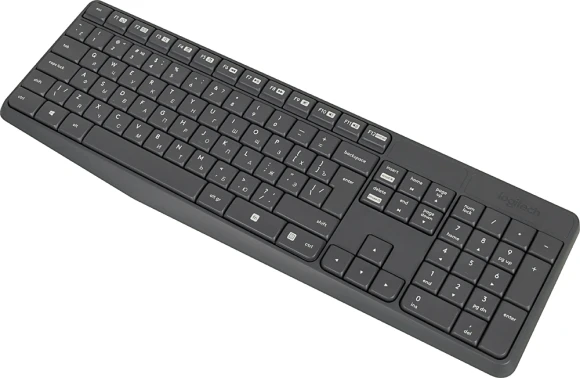 Клавиатура + мышь Logitech MK235 клав:серый мышь:серый USB беспроводная (920-007948)