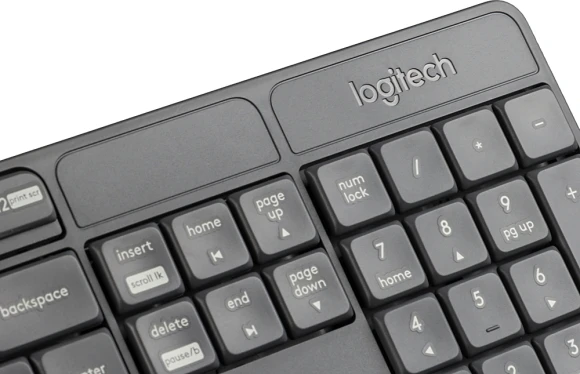 Клавиатура + мышь Logitech MK235 клав:серый мышь:серый USB беспроводная (920-007948)