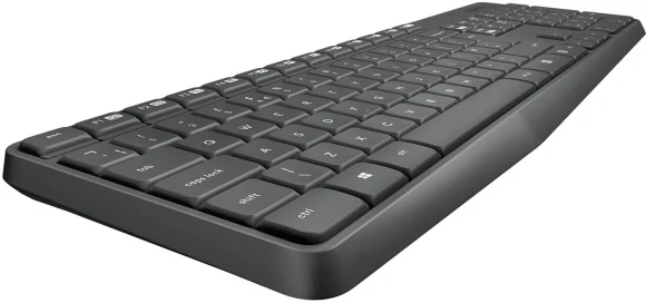 Клавиатура + мышь Logitech MK235 клав:серый мышь:серый USB беспроводная (920-007948)