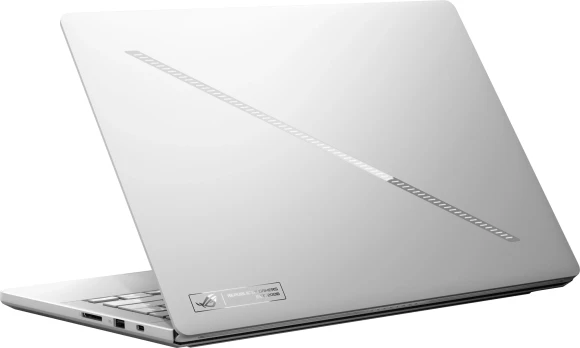 Ноутбук Asus ROG Zephyrus G14 GU405AW-SY024W Core Ultra 9 386H 32Gb SSD1Tb NVIDIA GeForce RTX5080 16Gb 14" OLED 3K (2880x1800) Windows 11 Home white WiFi BT Cam Bag (90NR0P83-M000Y0)