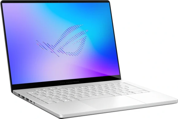 Ноутбук Asus ROG Zephyrus G14 GU405AW-SY024W Core Ultra 9 386H 32Gb SSD1Tb NVIDIA GeForce RTX5080 16Gb 14" OLED 3K (2880x1800) Windows 11 Home white WiFi BT Cam Bag (90NR0P83-M000Y0)