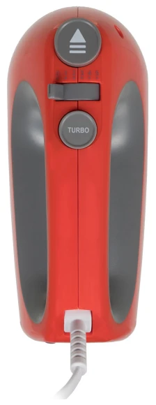 Миксер ручной Hyundai HYM-H4511 500Вт красный/серый