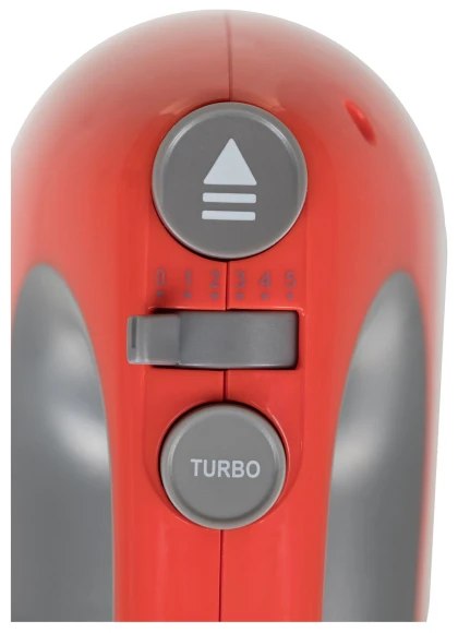 Миксер ручной Hyundai HYM-H4511 500Вт красный/серый