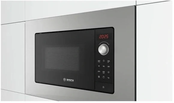 Микроволновая печь Bosch BFL623MS3 20л. 800Вт черный/серебристый (встраиваемая) Микроволновая печь Bosch BFL623MS3 20л. 800Вт черный/серебристый (встраиваемая)