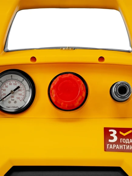 Компрессор поршневой Denzel РС 1/6-180 безмасляный 180л/мин 6л 1100Вт желтый/черный Компрессор поршневой Denzel РС 1/6-180 безмасляный 180л/мин 6л 1100Вт желтый/черный