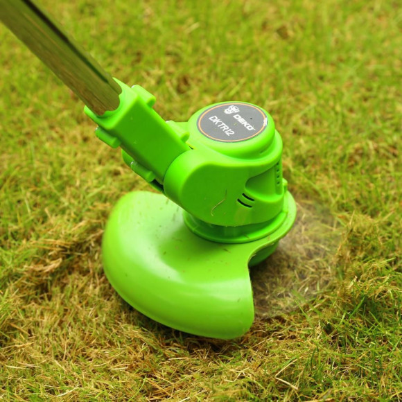 Триммер электрический Deko DKTR12 аккум. 300Вт неразбор.штан. реж.эл.:нож Триммер электрический Deko DKTR12 аккум. 300Вт неразбор.штан. реж.эл.:нож