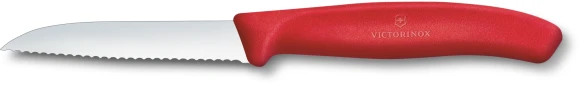 Нож кухонный Victorinox Swiss Classic (6.7501.C1) стальной для формовки лезв.60мм прямая заточка красный Нож кухонный Victorinox Swiss Classic (6.7501.C1) стальной для формовки лезв.60мм прямая заточка красный
