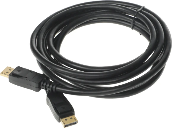 Кабель аудио-видео Buro V1.4 DisplayPort (m)/DisplayPort (m) 3м. черный (BHP-DPP-1.4-3)