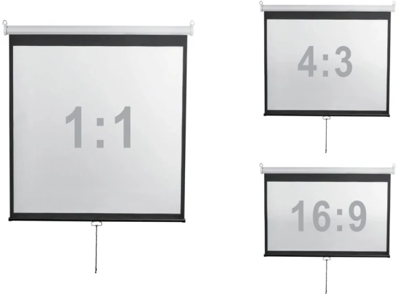 Экран Digis 135" 240x240см Optimal-D DSOD-1107 1:1 настенно-потолочный рулонный