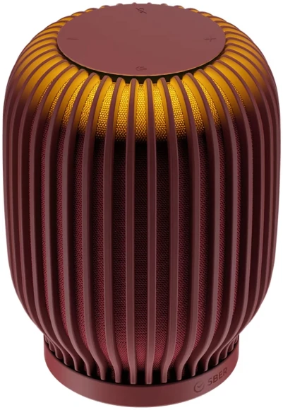 Умная колонка Sber Boom SBDV-00090 Салют красный 40W 1.0 BT/Wi-Fi (SBDV-00090T)