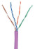 Кабель информационный Lanmaster TWT-5EUTP-NGLS кат.5E UTP 4 пары 24AWG PVC внутренний 305м фиолетовый