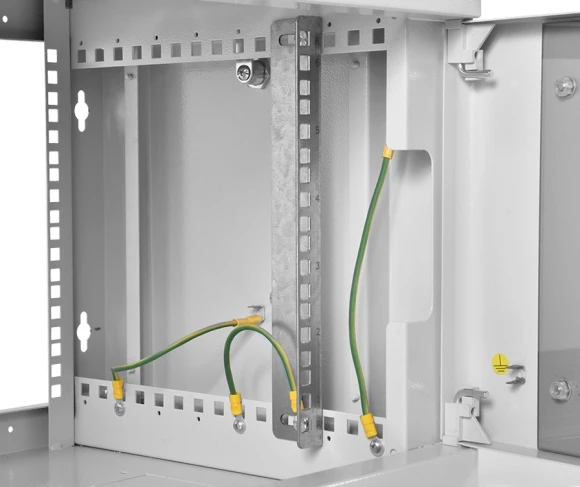 Шкаф коммутационный ЦМО (ШРН-6.500) настенный 6U 599x529мм пер.дв.стекл 200кг серый 470мм 14кг 180град. 346мм IP20 металл