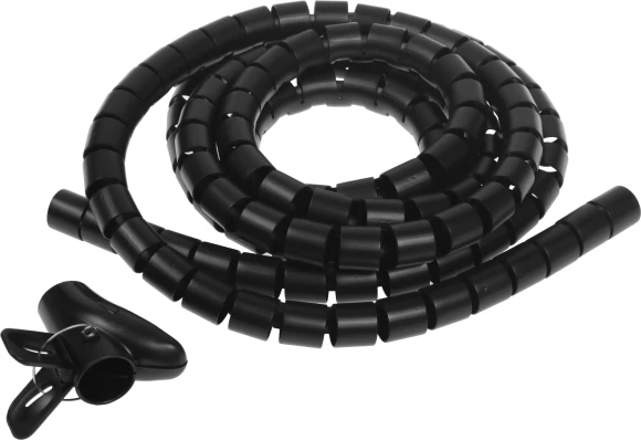 Кабельный органайзер Buro BU-CABORG-3X300 Spiral Hose 30x3000 мм черный