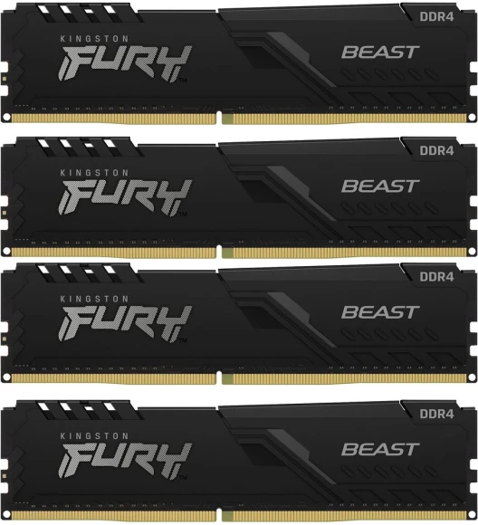 Память DDR5 32GB 5200MHz Kingston KF552C36BWE-32 Fury Beast Expo RTL Gaming PC5-41600 CL36 DIMM 288-pin 1.25В kit single rank с радиатором Ret