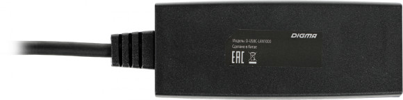Сетевой адаптер Gigabit Ethernet Digma D-USBC-LAN1000 USB Type-C