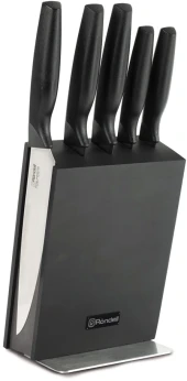 Сковорода Rondell Frank RDA-1373 круглая 26см покрытие: Xylan Plus ручка несъемная (с крышкой) черный