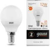 Лампа светодиодная Gauss Elementary MR16 7Вт цок.:GU10 спот 220B св.свеч.бел.теп. (упак.:10шт) (13617) Лампа светодиодная Gauss Elementary MR16 7Вт цок.:GU10 спот 220B св.свеч.бел.теп. (упак.:10шт) (13617)