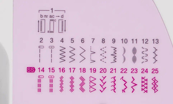 Швейная машина Brother XN2500 белый/красный