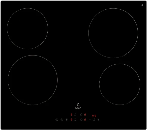 Варочная поверхность Lex EVH 6040B BL черный