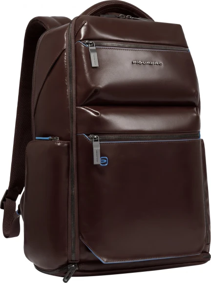 Рюкзак мужской Piquadro Blue Square CA6592B2BM/MO красное дерево кожа Рюкзак мужской Piquadro Blue Square CA6592B2BM/MO красное дерево кожа