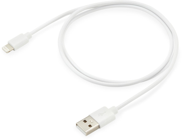 Кабель Buro BHP LIGHTNING 0.8 USB (m)-Lightning (m) 0.8м белый