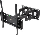 Кронштейн для телевизора Kromax PIXIS-L-2 черный 22"-65" макс.50кг настенный поворот и наклон Кронштейн для телевизора Kromax PIXIS-L-2 черный 22"-65" макс.50кг настенный поворот и наклон