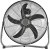 Вентилятор настольный/напольный Xiaomi Smart Desktop Air Circulation Fan 18Вт скоростей:100 белый
