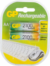 Аккумулятор GP 210AAHC AA NiMH 2100mAh (2шт) Аккумулятор GP 210AAHC AA NiMH 2100mAh (2шт)