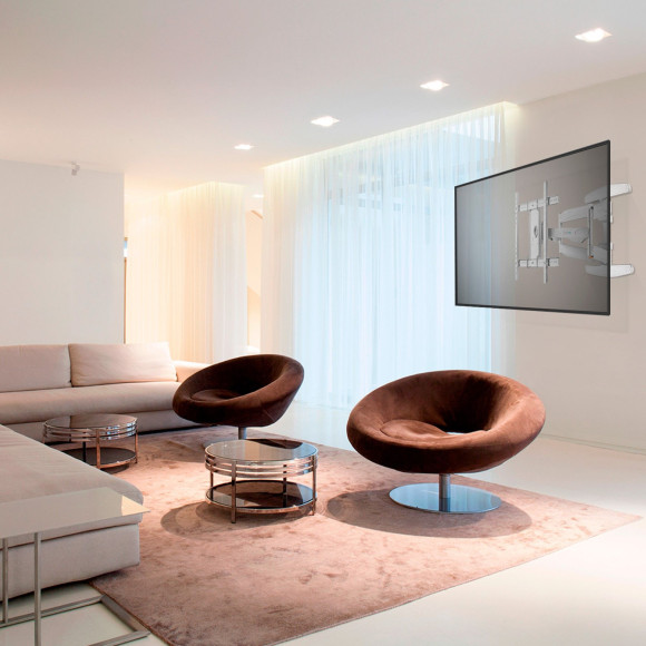 Кронштейн для телевизора Onkron M6L белый 40"-75" макс.45кг настенный поворот и наклон Кронштейн для телевизора Onkron M6L белый 40"-75" макс.45кг настенный поворот и наклон